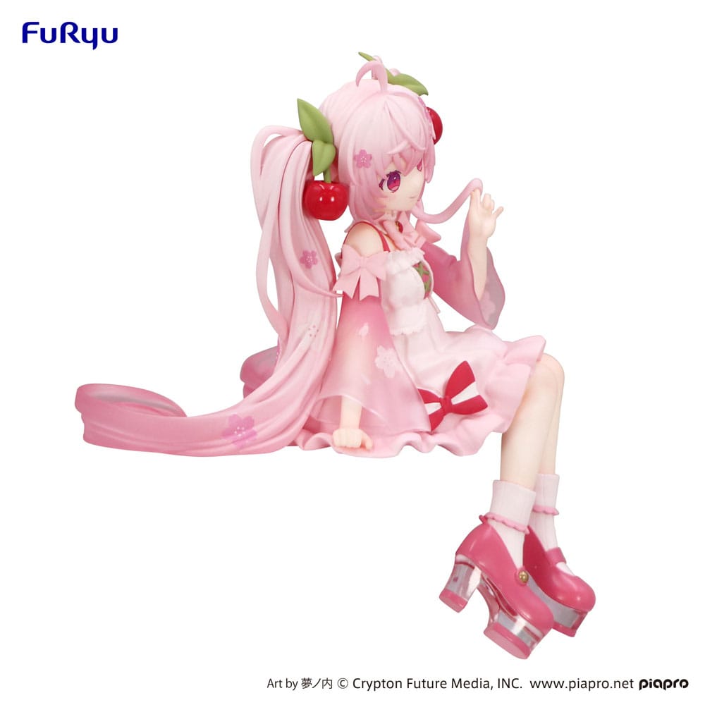 Hatsune Miku Noodle Stopper PVC Statue Sakura Miku 2025 14 cm - Versand: 7 Tage nach Bestellung