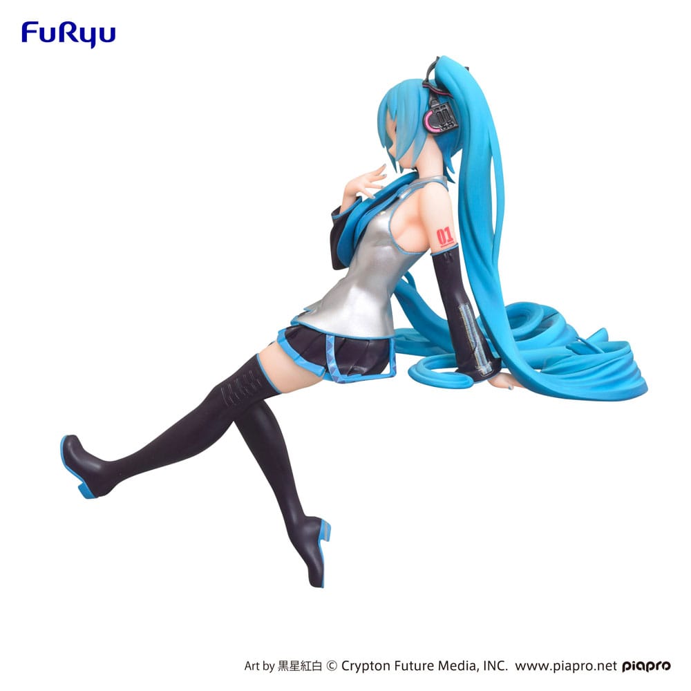 Hatsune Miku Noodle Stopper PVC Statue Kuroboshi Kouhaku Ver. (re-run) 14 cm - Versand: 5-7 Tage nach Bestellung