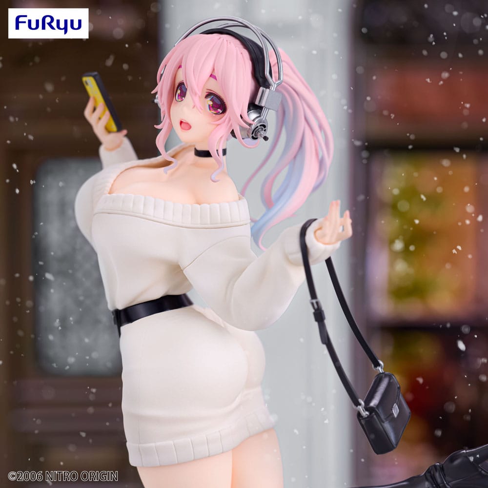Super Sonico Trio-Try-iT PVC Statue Winter Memory Ver. 21 cm - Versand: 5-7 Tage nach Bestellung