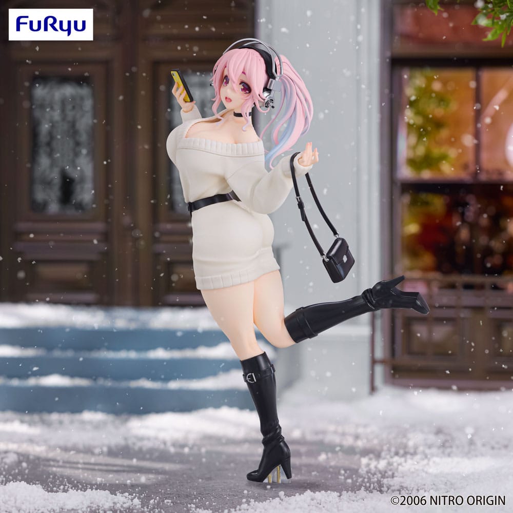 Super Sonico Trio-Try-iT PVC Statue Winter Memory Ver. 21 cm - Versand: 5-7 Tage nach Bestellung