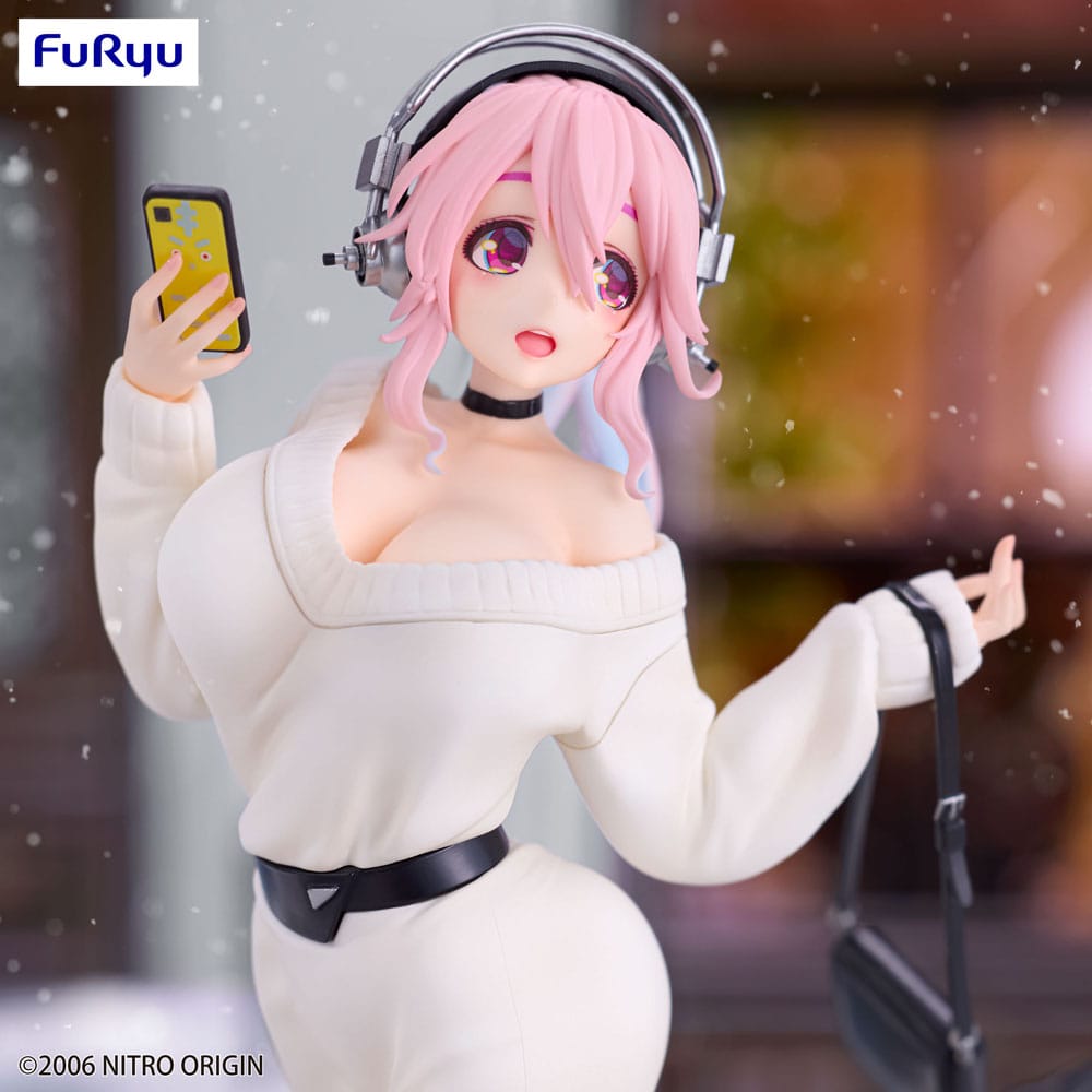 Super Sonico Trio-Try-iT PVC Statue Winter Memory Ver. 21 cm - Versand: 5-7 Tage nach Bestellung