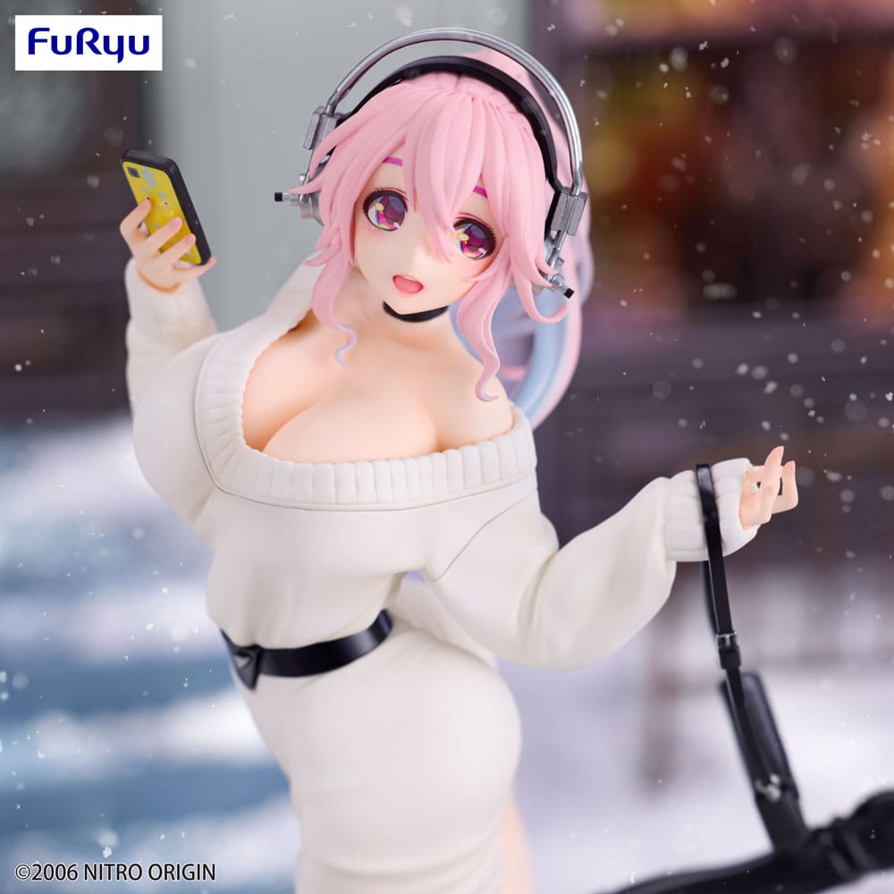Super Sonico Trio-Try-iT PVC Statue Winter Memory Ver. 21 cm - Versand: 5-7 Tage nach Bestellung