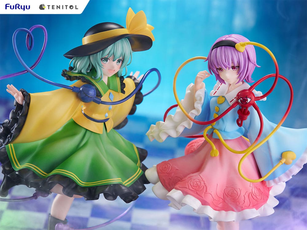 Touhou Project Tenitol PVC Statue Koishi Komeiji & Satori Komeiji 22 cm - Versand: 7 Tage nach Bestellung
