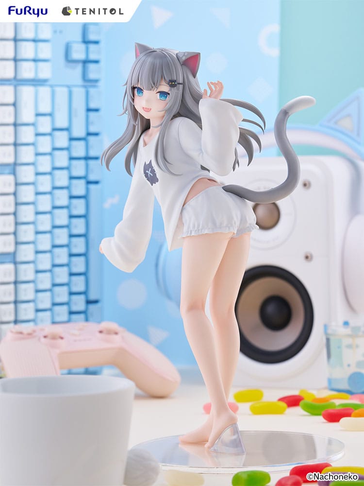 VTuber Tenitol Tall PVC Statue Nachoneko 30 cm - Preorder - ETA: 25.01.2026