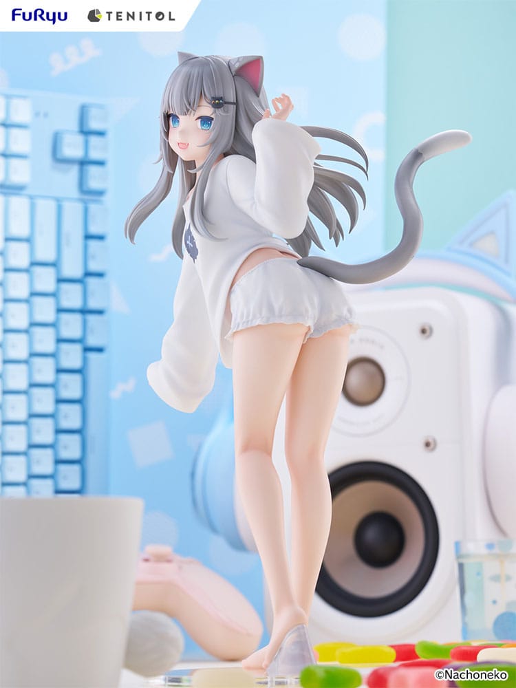 VTuber Tenitol Tall PVC Statue Nachoneko 30 cm - Preorder - ETA: 25.01.2026