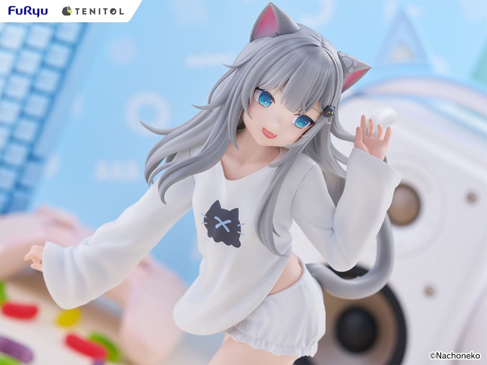 VTuber Tenitol Tall PVC Statue Nachoneko 30 cm - Preorder - ETA: 25.01.2026