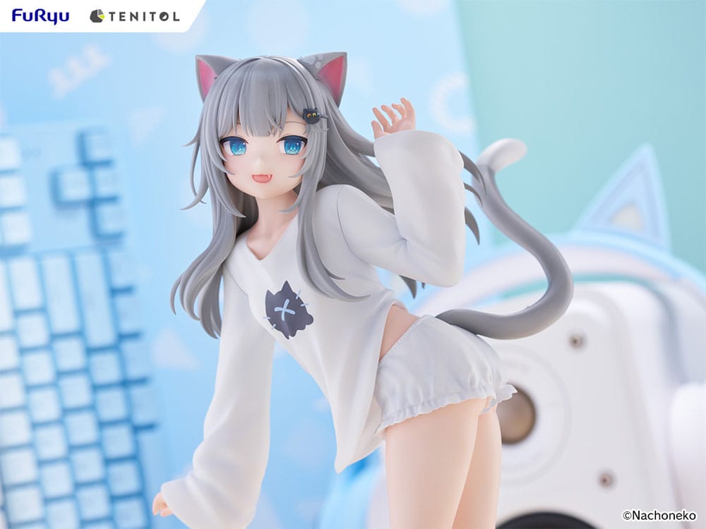 VTuber Tenitol Tall PVC Statue Nachoneko 30 cm - Preorder - ETA: 25.01.2026