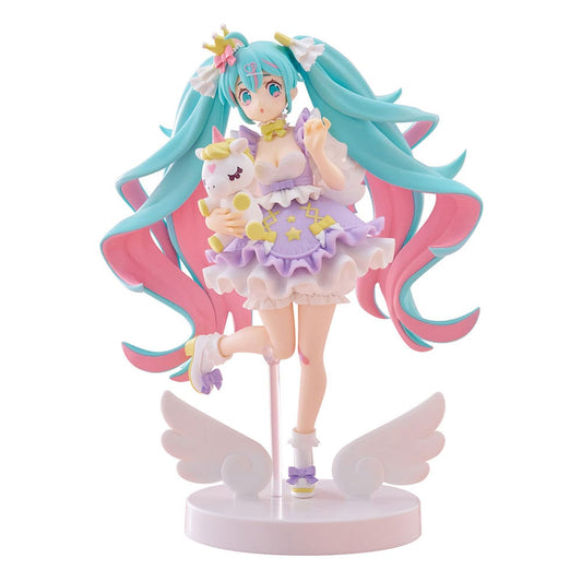 Hatsune Miku Tenitol PVC Statue Hatsune Miku Yumekawa Princess Lavender Ver. 21 cm  - Preorder - ETA: 25.01.2026