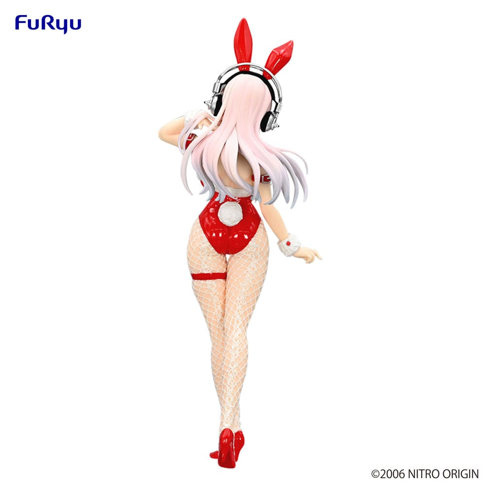 Super Sonico BiCute Bunnies PVC Statue Red Color Ver. 30 cm - Versand: 5-7 Tage nach Bestellung