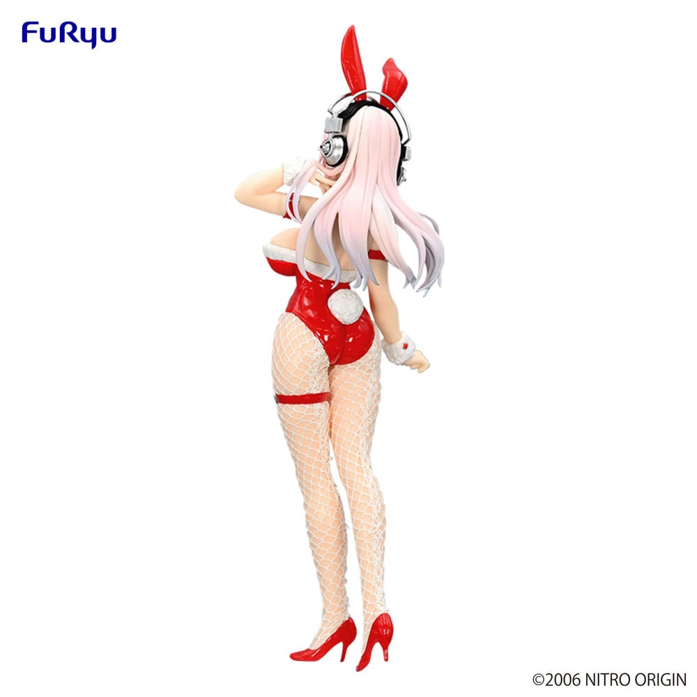 Super Sonico BiCute Bunnies PVC Statue Red Color Ver. 30 cm - Versand: 5-7 Tage nach Bestellung