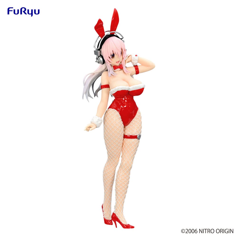 Super Sonico BiCute Bunnies PVC Statue Red Color Ver. 30 cm - Versand: 5-7 Tage nach Bestellung