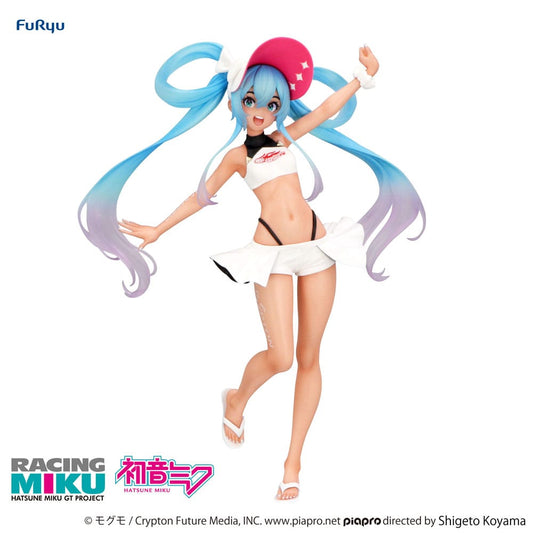 Hatsune Miku GT Project Trio-Try-iT PVC Statue Racing Miku 2024 Summer Holiday Ver. 23 cm  - Preorder - ETA: 08.12.2025