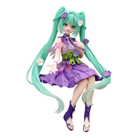 Hatsune Miku Noodle Stopper PVC Statue Flower Fairy Cosmos Purple Color Ver. 14 cm  - Preorder - ETA: 26.11.2025