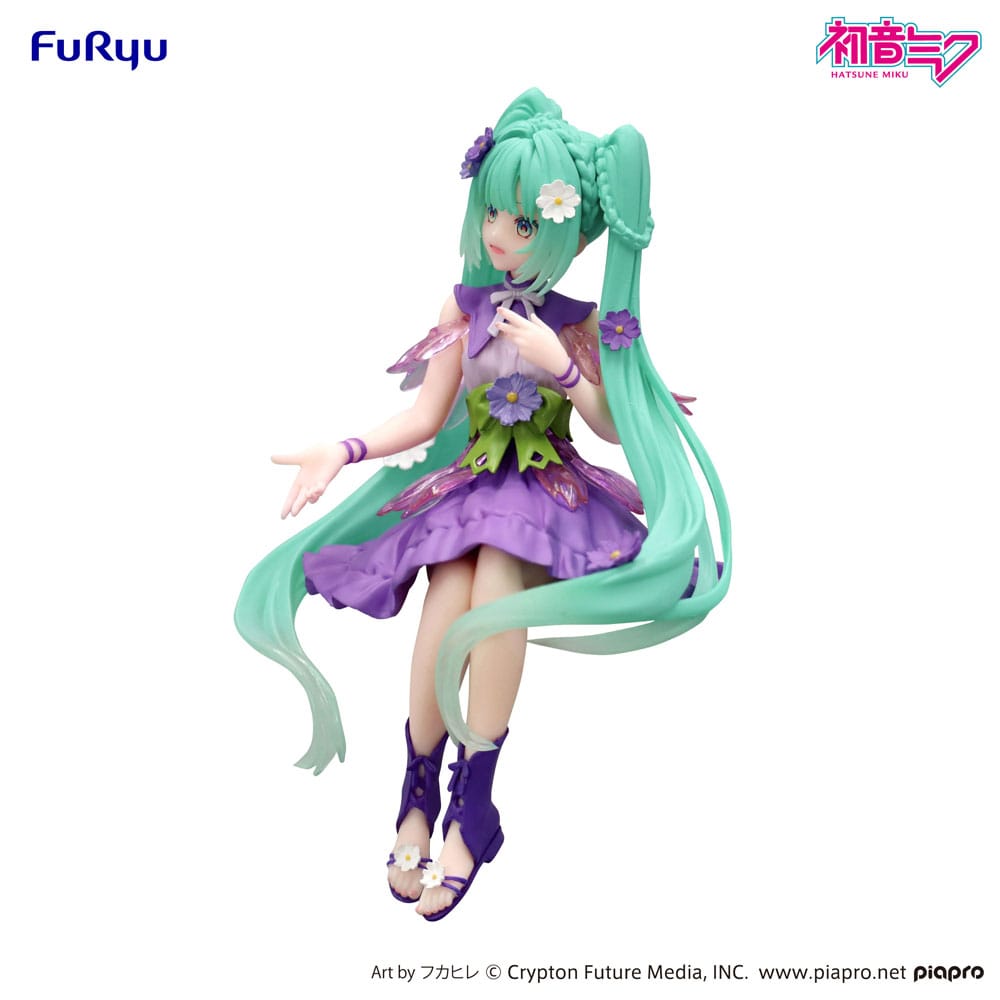 Hatsune Miku Noodle Stopper PVC Statue Flower Fairy Cosmos Purple Color Ver. 14 cm - Preorder - ETA: 25.11.2025