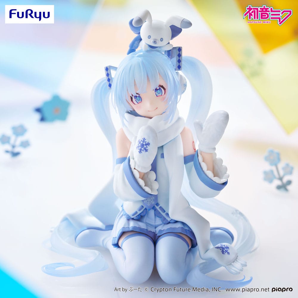 Hatsune Miku Noodle Stopper PVC Statue Snow Miku Sky Town 10th Ver. 10 cm - Preorder - ETA: 25.01.2026
