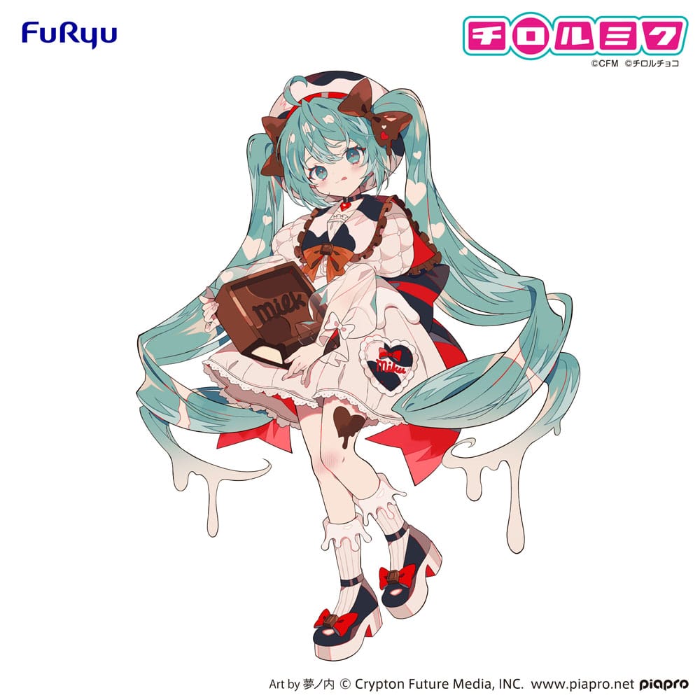 Hatsune Miku x Tirol Choco Trio-Try-iT PVC Statue Hatsune Miku Milk Ver. 18 cm - Preorder - ETA: 25.04.2026