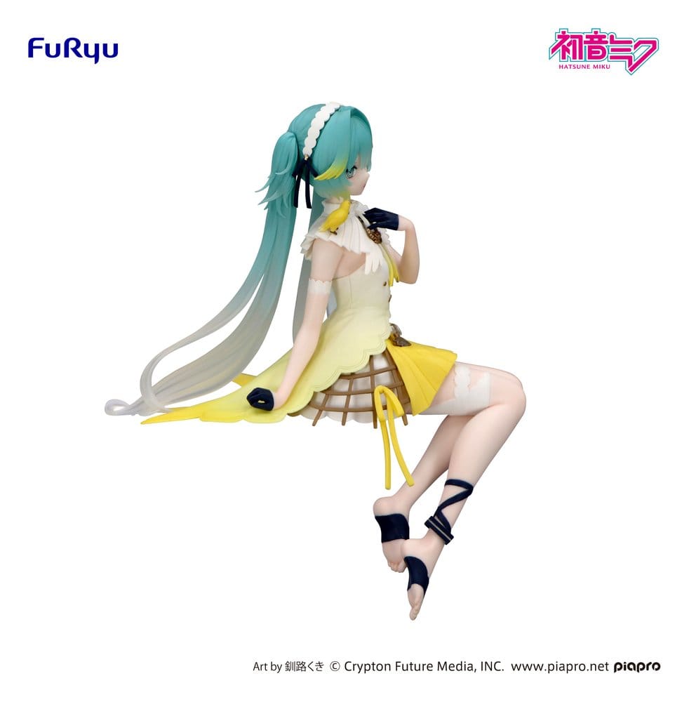 Hatsune Miku Noodle Stopper PVC Statue Canary Bird heo exclusive 14 cm - Versand: 7 Tage nach Bestellung