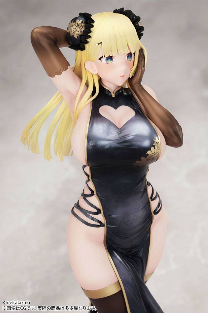 Original Character Statue 1/7 China Girl Black Ver. Illustrated by Oekakizuki 20 cm - Versand: 5-7 Tage nach Bestellung