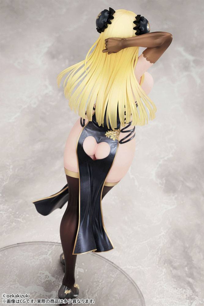 Original Character Statue 1/7 China Girl Black Ver. Illustrated by Oekakizuki 20 cm - Versand: 5-7 Tage nach Bestellung