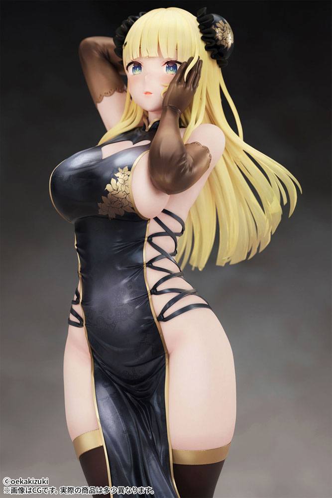 Original Character Statue 1/7 China Girl Black Ver. Illustrated by Oekakizuki 20 cm - Versand: 5-7 Tage nach Bestellung