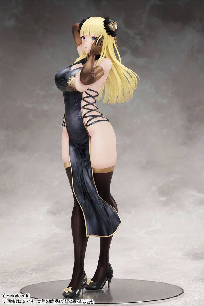 Original Character Statue 1/7 China Girl Black Ver. Illustrated by Oekakizuki 20 cm - Versand: 5-7 Tage nach Bestellung