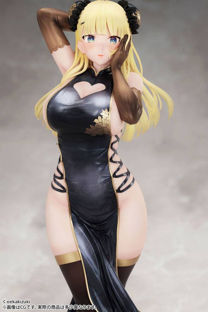 Original Character Statue 1/7 China Girl Black Ver. Illustrated by Oekakizuki 20 cm - Versand: 5-7 Tage nach Bestellung