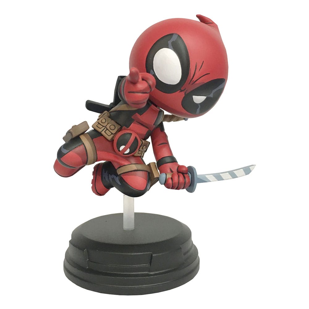 Marvel Animated Statue Deadpool (Jumping) 18 cm - Versand: 5-7 Tage nach Bestellung