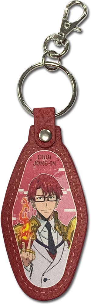Solo Leveling Leder Schlüsselanhänger Choi Jong-In - Versand: 5-7 Tage nach Bestellung