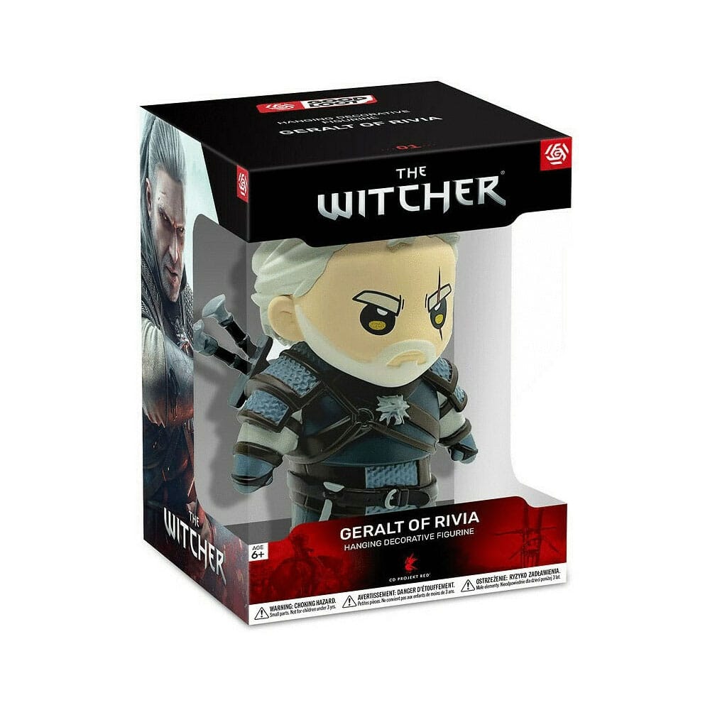 The Witcher Figur zum Aufhängen Geralt of Rivia 10 cm - Versand: 5-7 Tage nach Bestellung