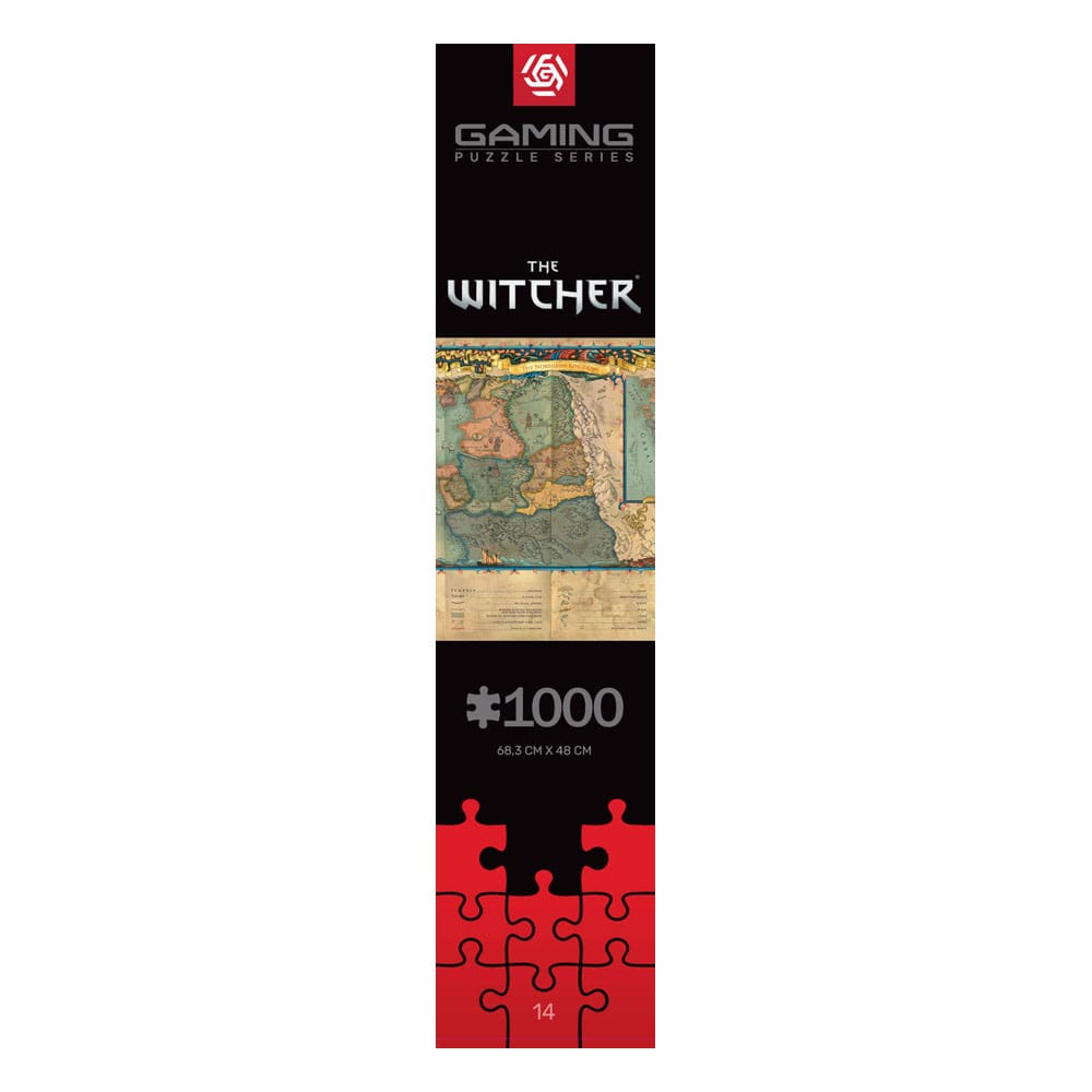 The Witcher 3 Gaming Puzzle The Northern Kingdoms (1000 Teile)                          - Versand: 5-7 Tage nach Bestellung