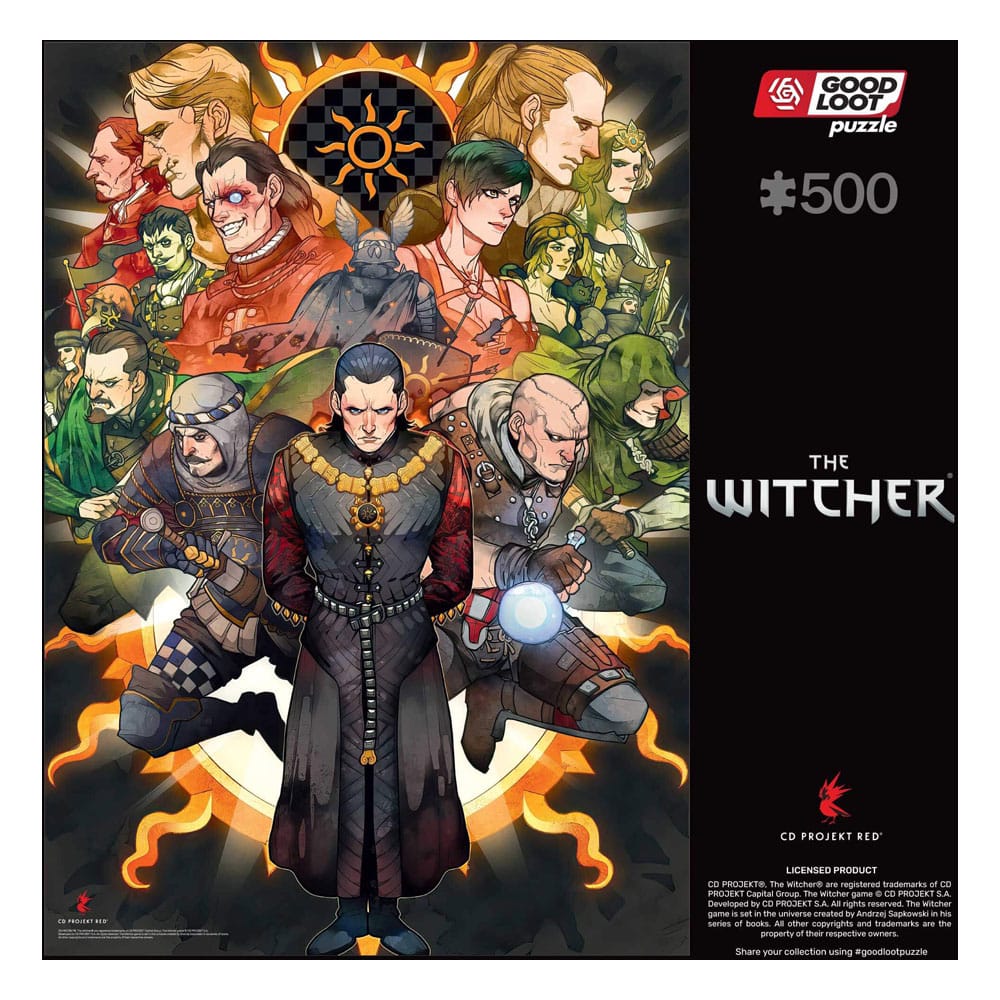 The Witcher Gaming Puzzle Nilfgaard (500 Teile) - Versand: 5-7 Tage nach Bestellung