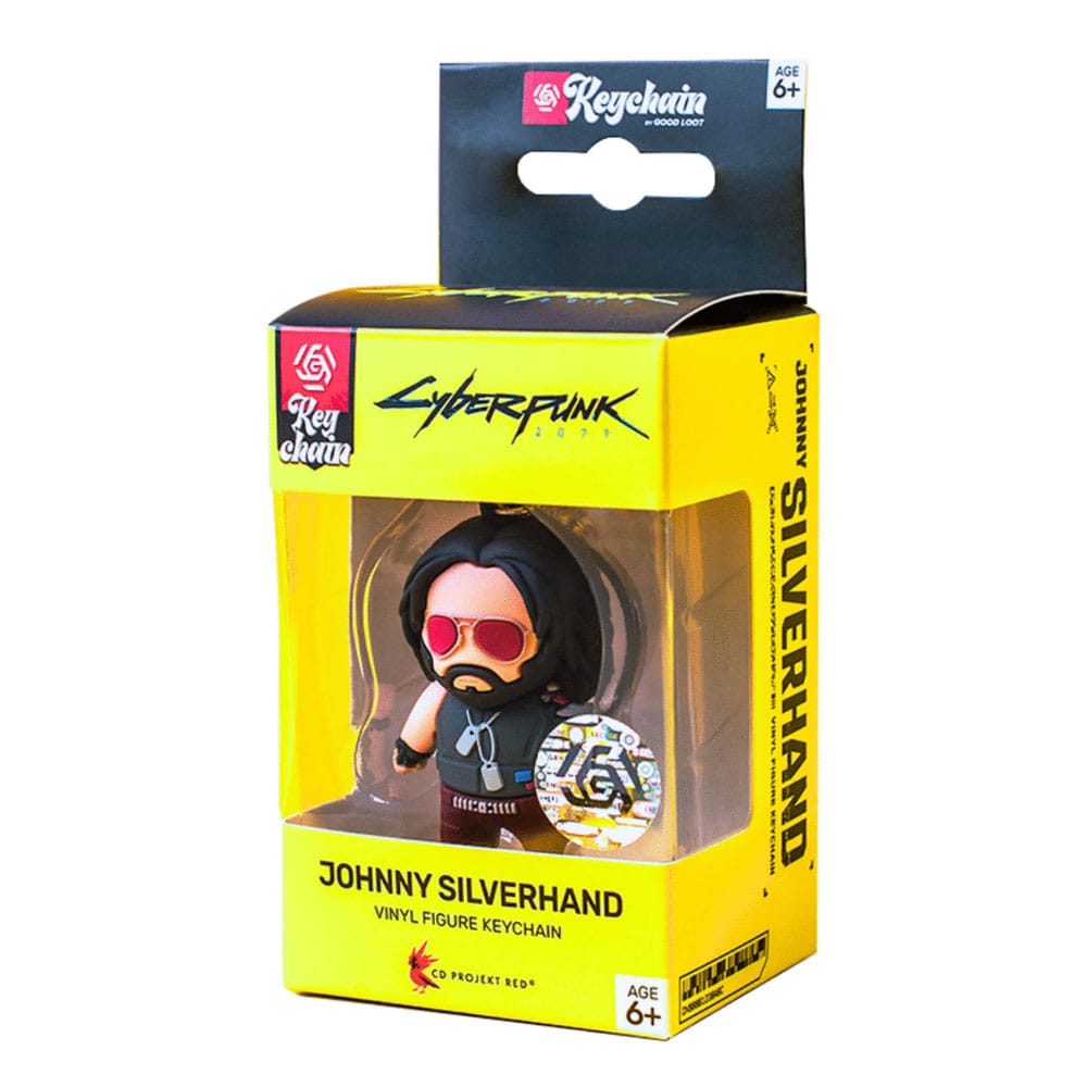 Cyberpunk 2077 Vinyl Schlüsselanhänger Johnny Silverhand - Versand: 5-7 Tage nach Bestellung