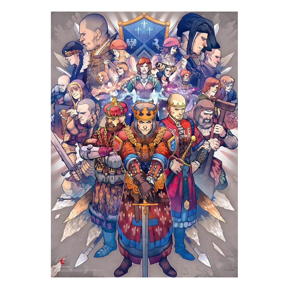 The Witcher Gaming Puzzle Northern Realms (500 Teile) - Versand: 5-7 Tage nach Bestellung