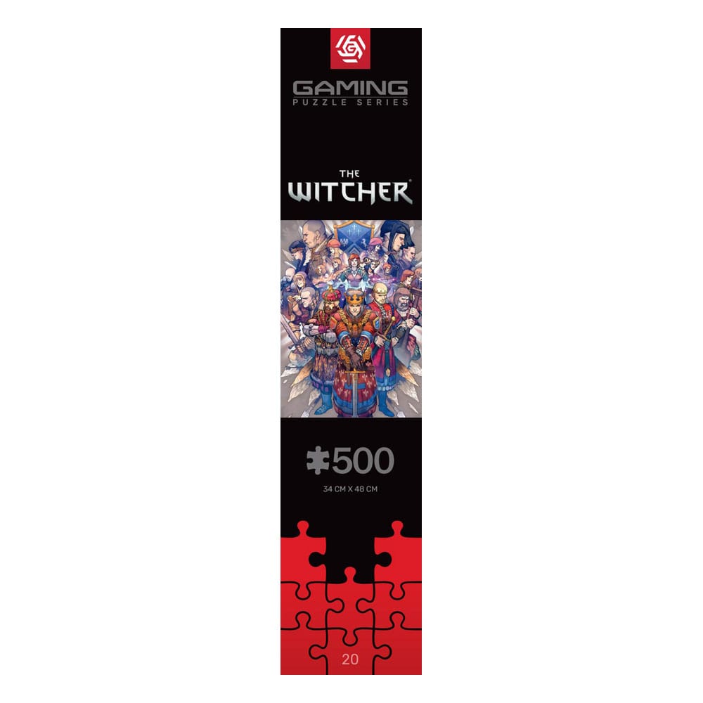 The Witcher Gaming Puzzle Northern Realms (500 Teile) - Versand: 5-7 Tage nach Bestellung