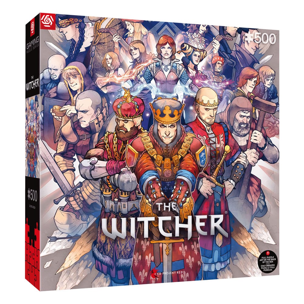 The Witcher Gaming Puzzle Northern Realms (500 Teile) - Versand: 5-7 Tage nach Bestellung