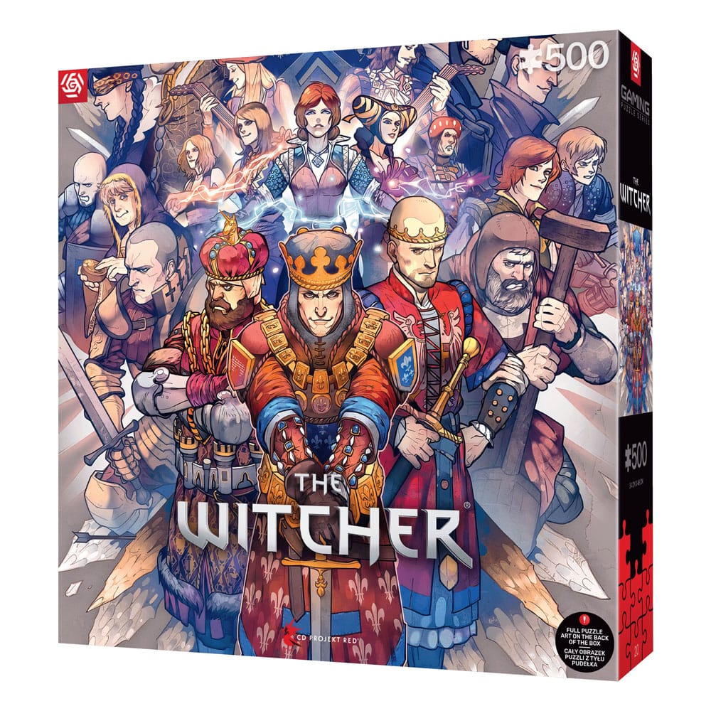 The Witcher Gaming Puzzle Northern Realms (500 Teile) - Versand: 5-7 Tage nach Bestellung