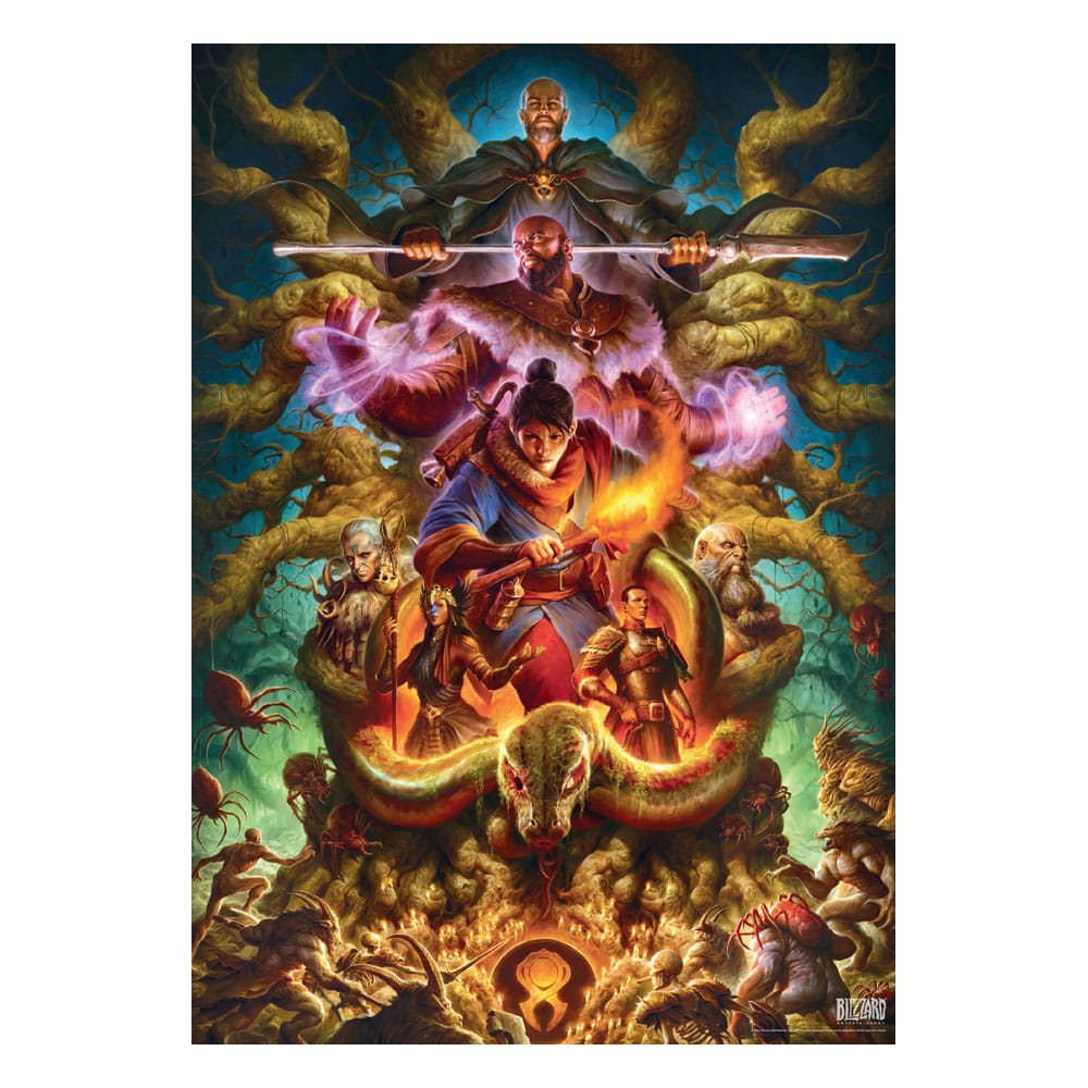 Diablo IV Gaming Puzzle Horadrim (1000 Teile) - Versand: 5-7 Tage nach Bestellung