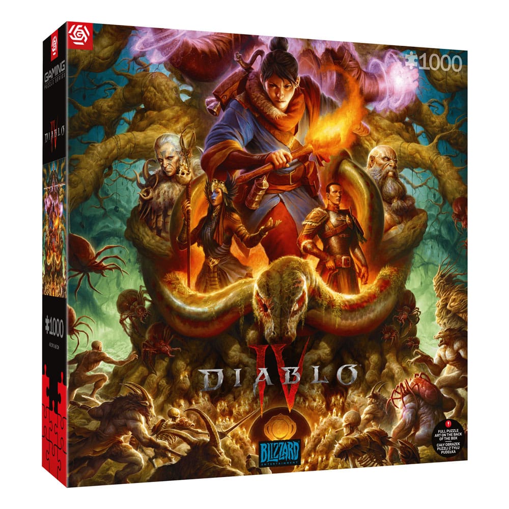 Diablo IV Gaming Puzzle Horadrim (1000 Teile) - Versand: 5-7 Tage nach Bestellung