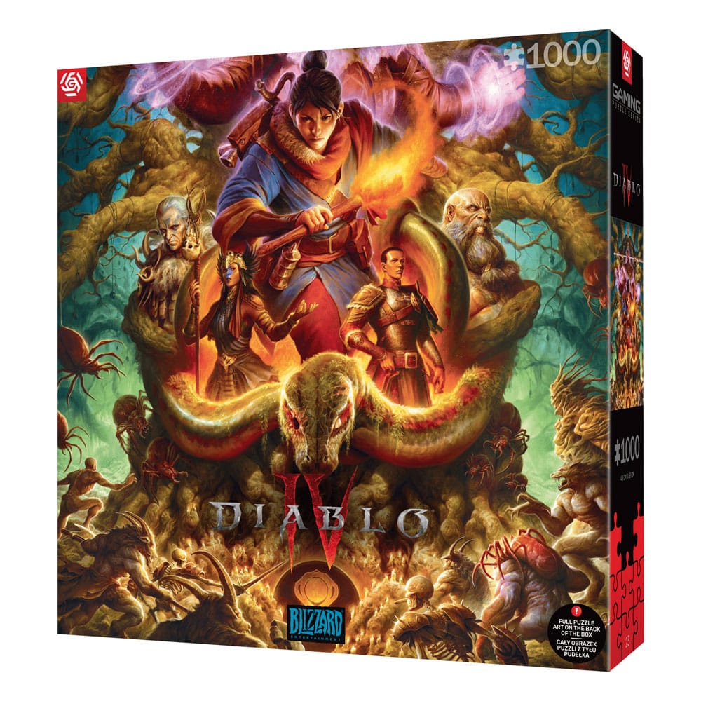 Diablo IV Gaming Puzzle Horadrim (1000 Teile) - Versand: 5-7 Tage nach Bestellung