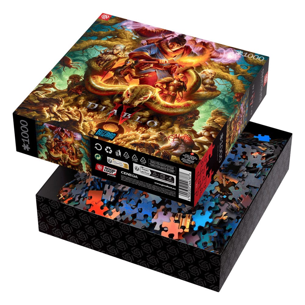 Diablo IV Gaming Puzzle Horadrim (1000 Teile) - Versand: 5-7 Tage nach Bestellung