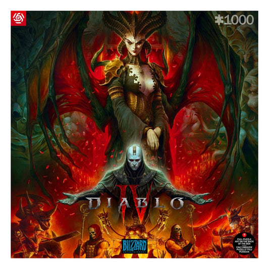 Diablo IV Gaming Puzzle Lilith Composition (1000 Teile)                        - Versand: 5-7 Tage nach Bestellung