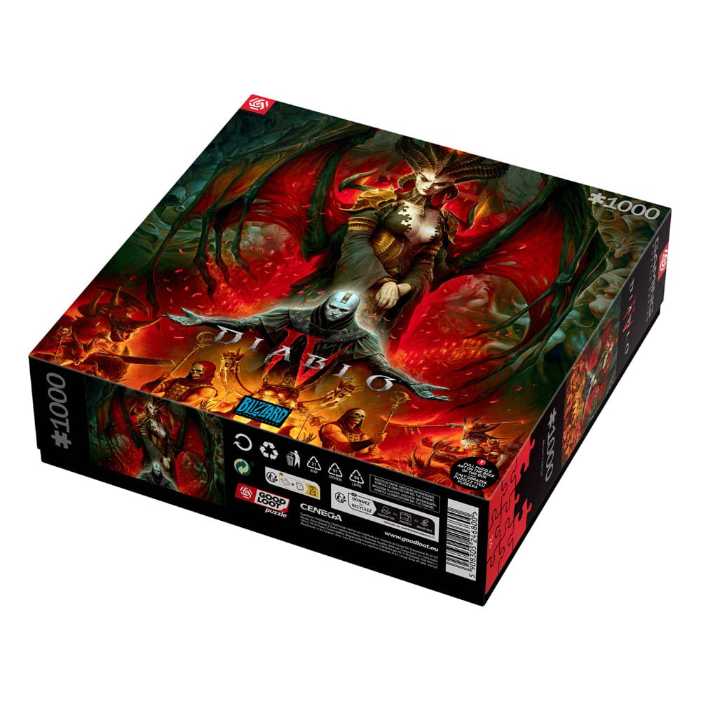 Diablo IV Gaming Puzzle Lilith Composition (1000 Teile)                        - Versand: 5-7 Tage nach Bestellung