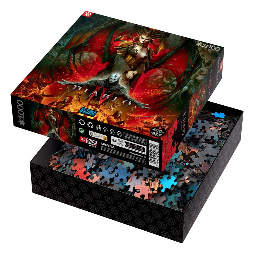 Diablo IV Gaming Puzzle Lilith Composition (1000 Teile)                        - Versand: 5-7 Tage nach Bestellung