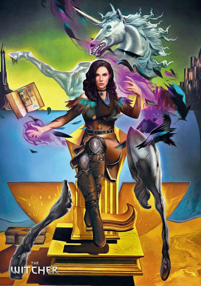 The Witcher III: Wild Hunt Game Art Chronicles Puzzle Yennefer inspired by Salvador Dali (1000 Teile) - Versand: 5-7 Tage nach Bestellung