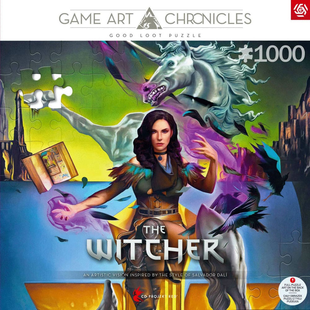 The Witcher III: Wild Hunt Game Art Chronicles Puzzle Yennefer inspired by Salvador Dali (1000 Teile) - Versand: 5-7 Tage nach Bestellung