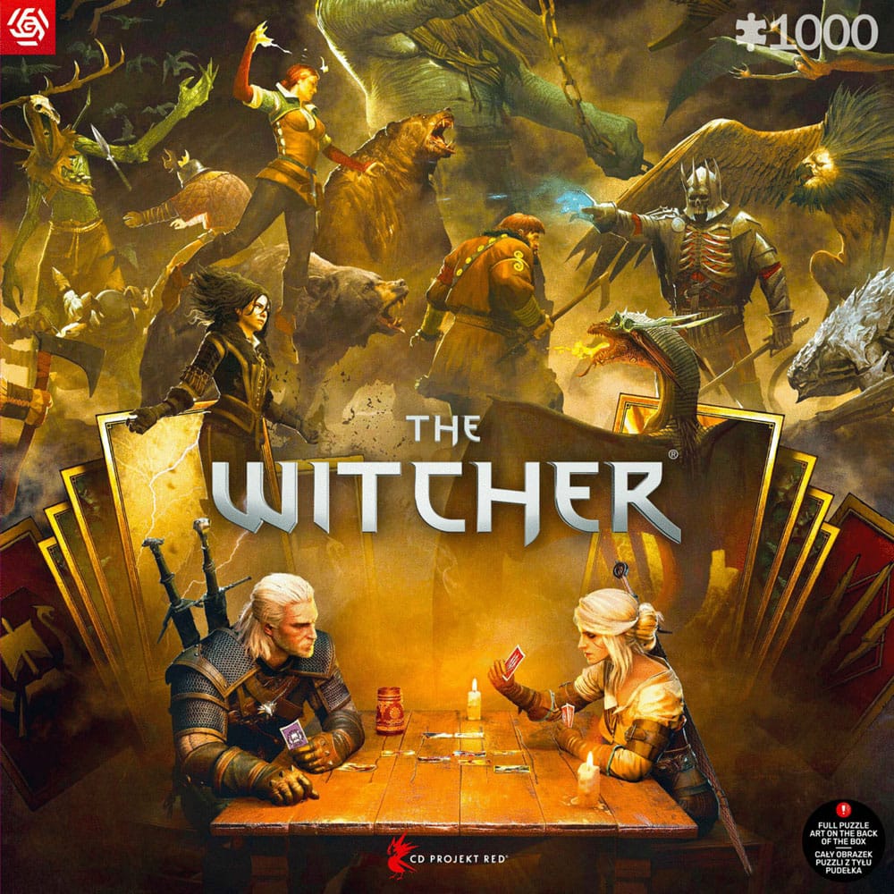 The Witcher Puzzle Playing Gwent (1000 Teile) - Versand: 5-7 Tage nach Bestellung