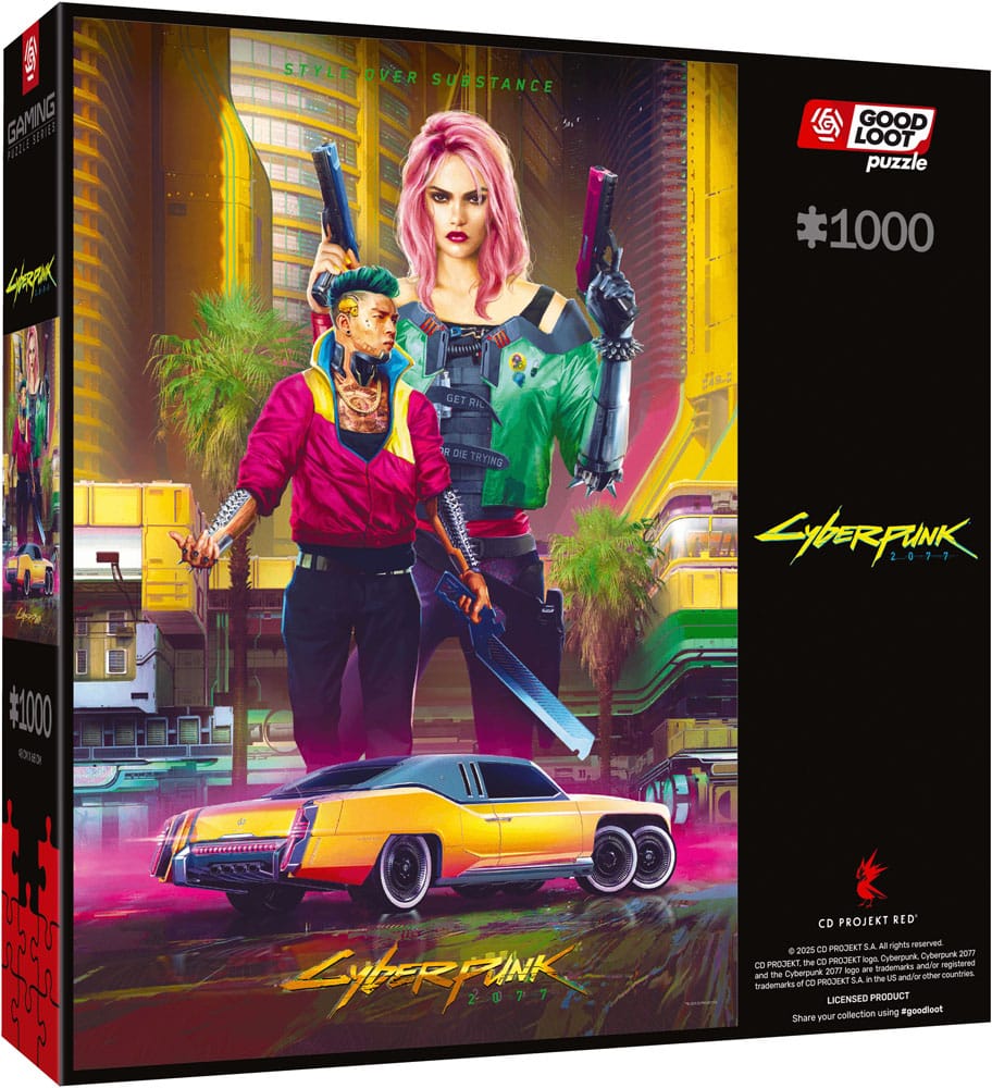 Cyberpunk 2077 Puzzle Kitsch Style (1000 Teile) - Versand: 5-7 Tage nach Bestellung