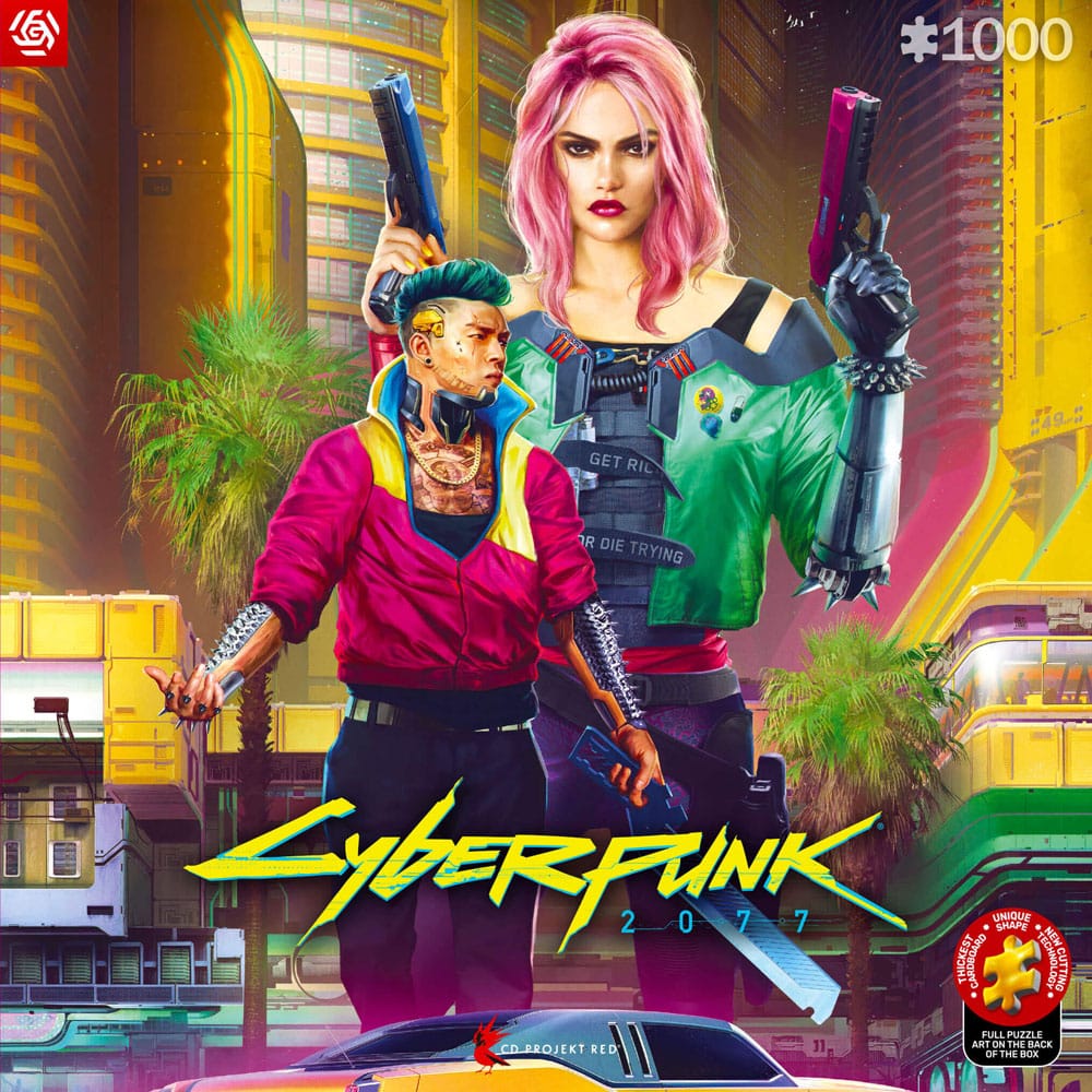 Cyberpunk 2077 Puzzle Kitsch Style (1000 Teile) - Versand: 5-7 Tage nach Bestellung