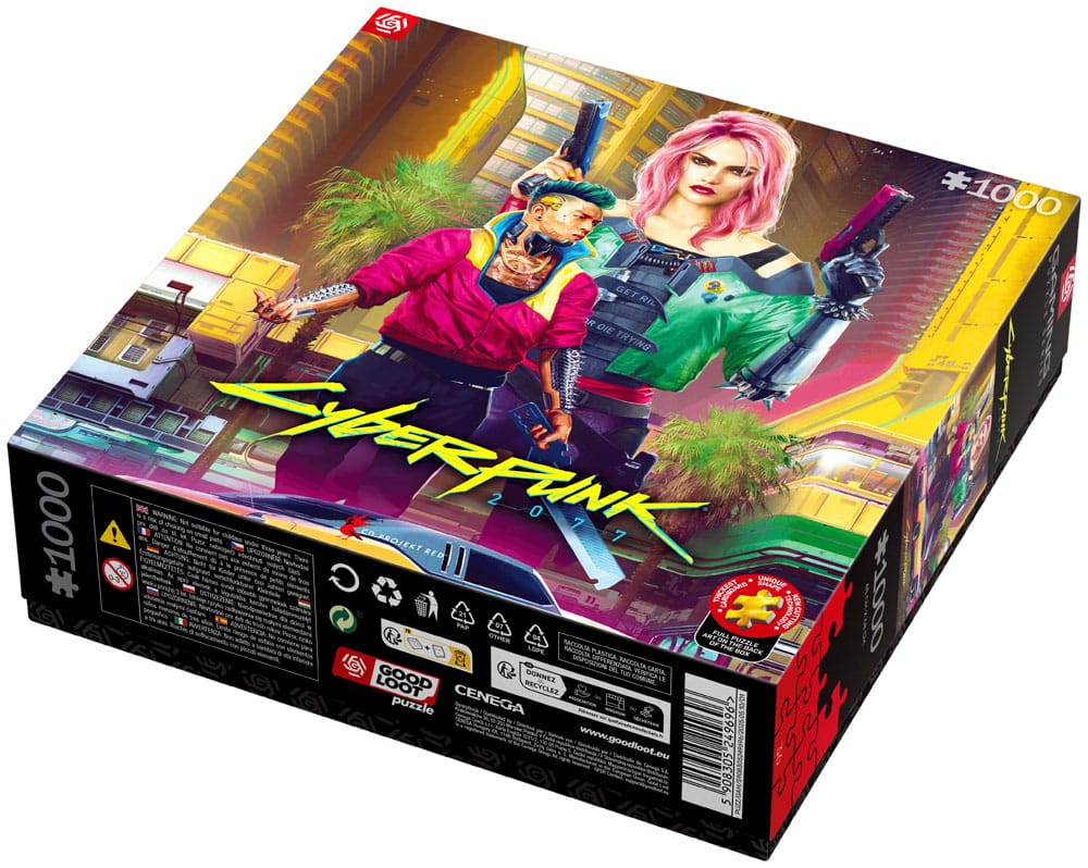 Cyberpunk 2077 Puzzle Kitsch Style (1000 Teile) - Versand: 5-7 Tage nach Bestellung