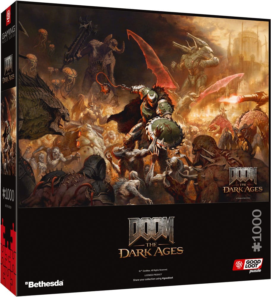 Doom The Dark Ages Puzzle Slayer's Rag (1000 Teile) - Versand: 5-7 Tage nach Bestellung
